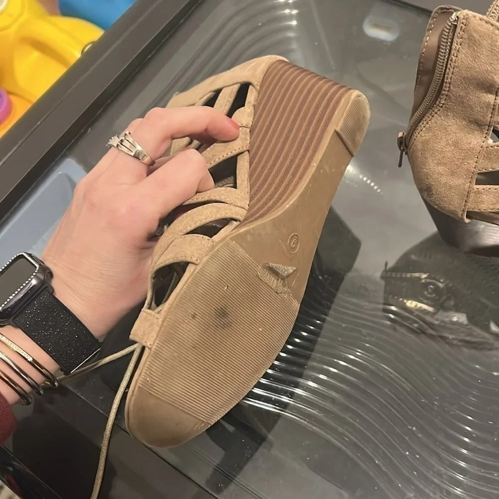 Sandals. Gently worn accepting offers size 9
